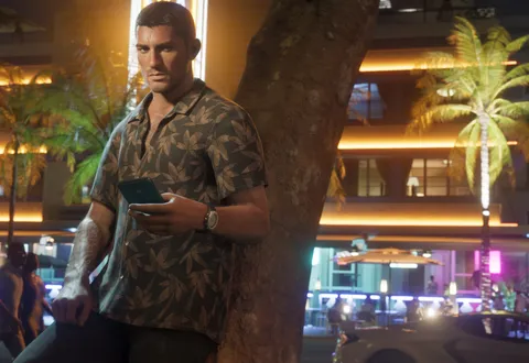 Official GTA VI Vice City artwork used for the GTA 6 characters hub