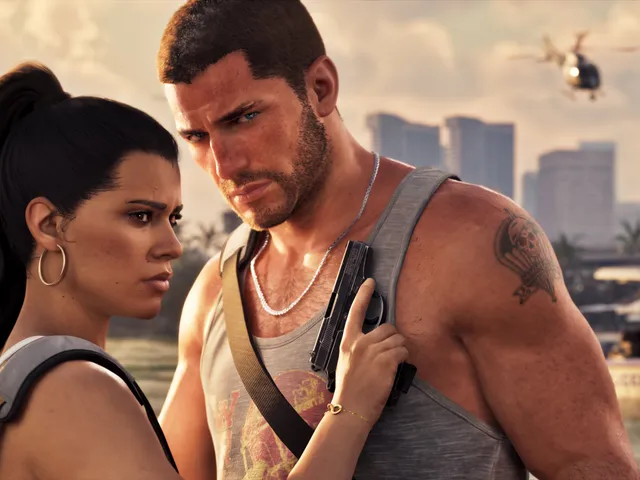 GTA VI lead characters artwork