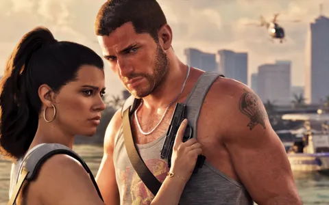Lucia and Jason together in official GTA VI artwork