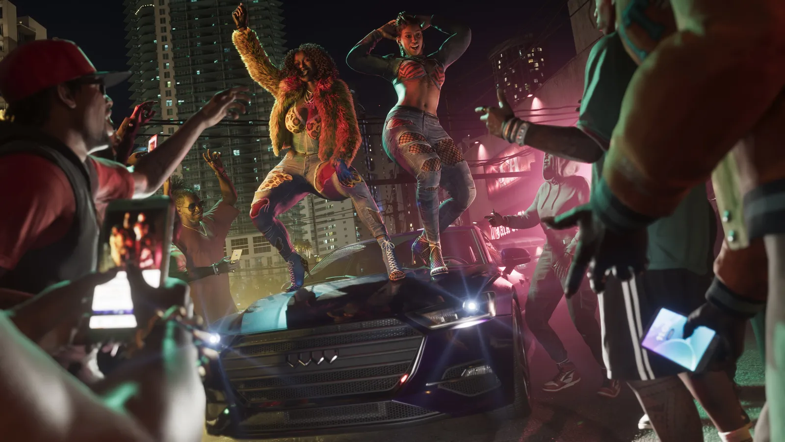 Official GTA VI artwork used on the Roxy - GTA VI character page