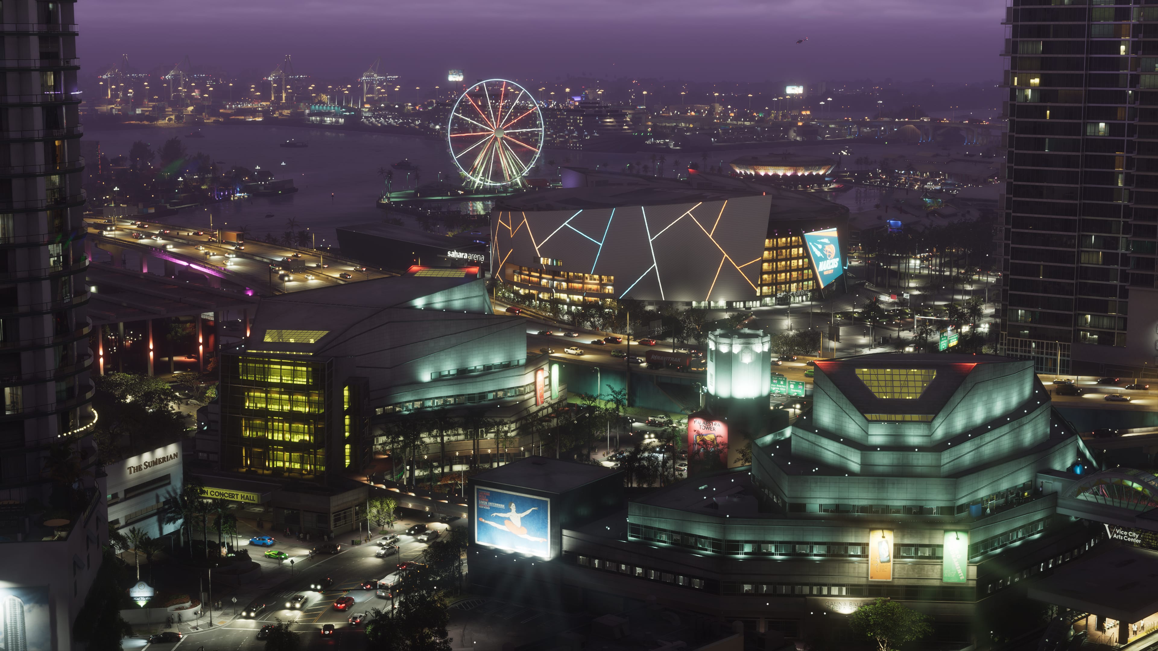 Official GTA VI artwork showing Leonida and Vice City used for the map size and regions guide