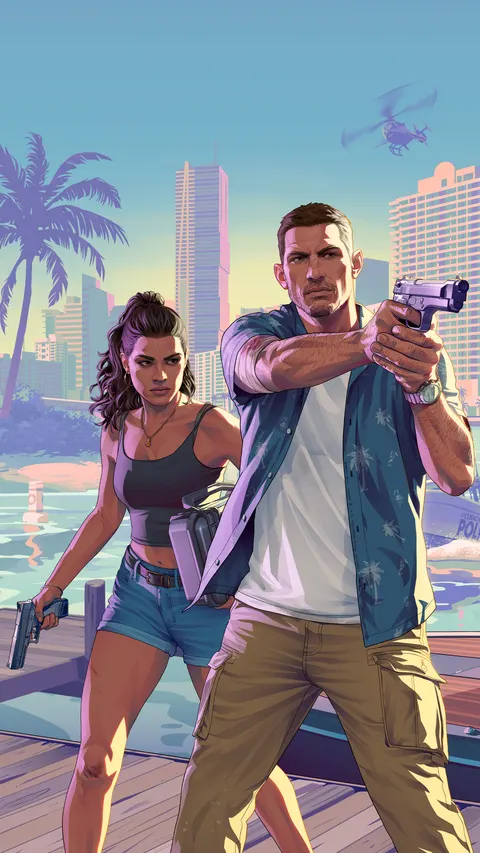 Jason and Lucia 02 — official GTA VI artwork