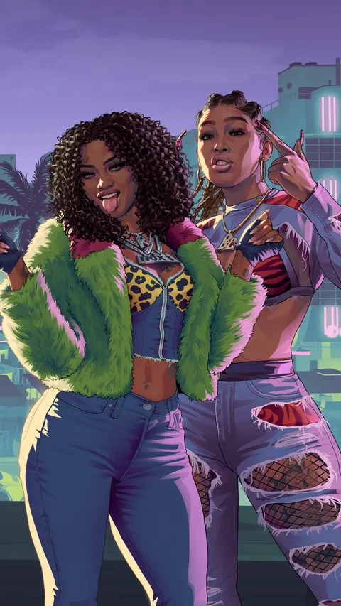 Real Dimez — official GTA VI artwork